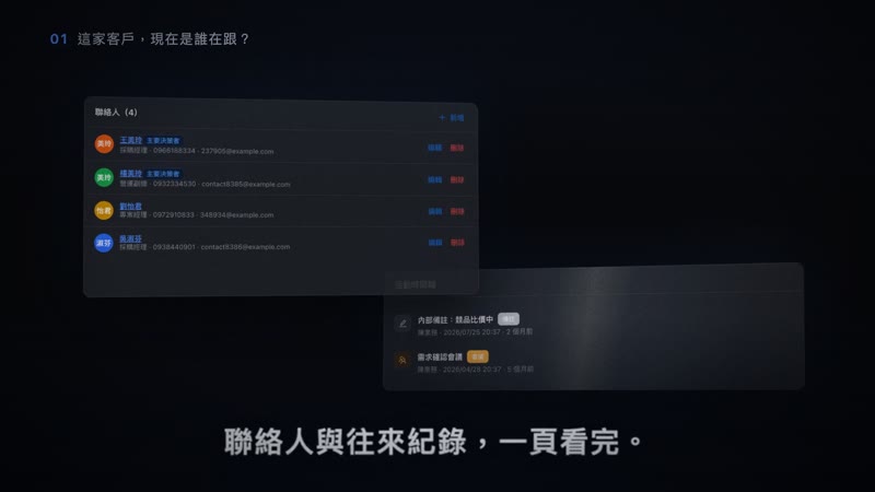 CRM 客戶管理系統